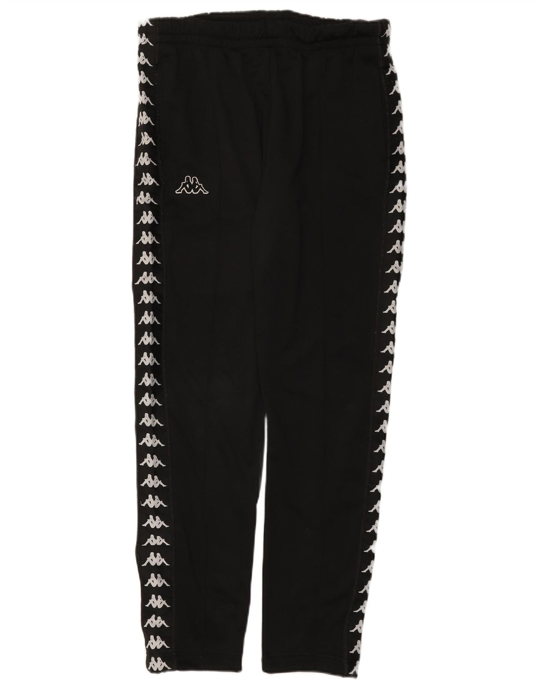 Pantaloni de trening cu grafică pentru bărbați Kappa Pantaloni de jogging Poliester mediu negru