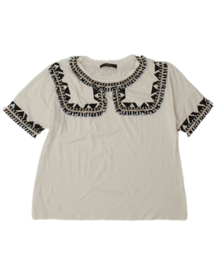 Tricou pentru femei Max Mara Top UK 12 Medium White