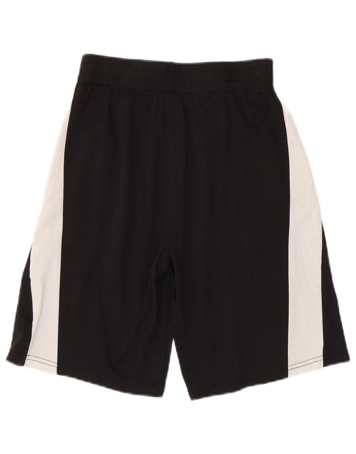 Pantaloni scurți sport Puma pentru băieți 14-15 ani, mari, negru, poliester color bloc