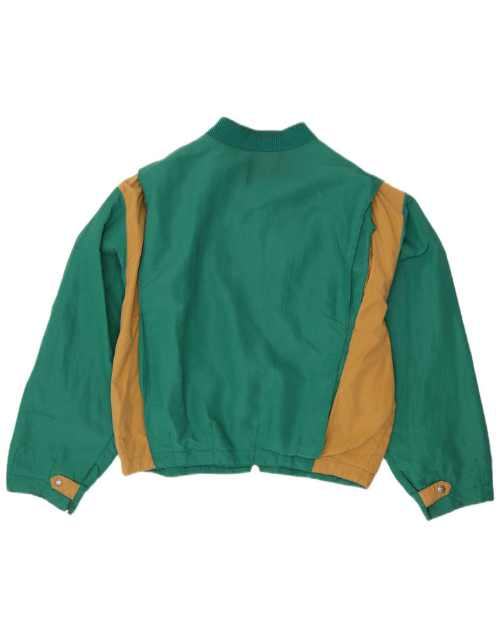 Bomber pentru bărbați NEWTON UK 42 XL, bumbac color bloc verde