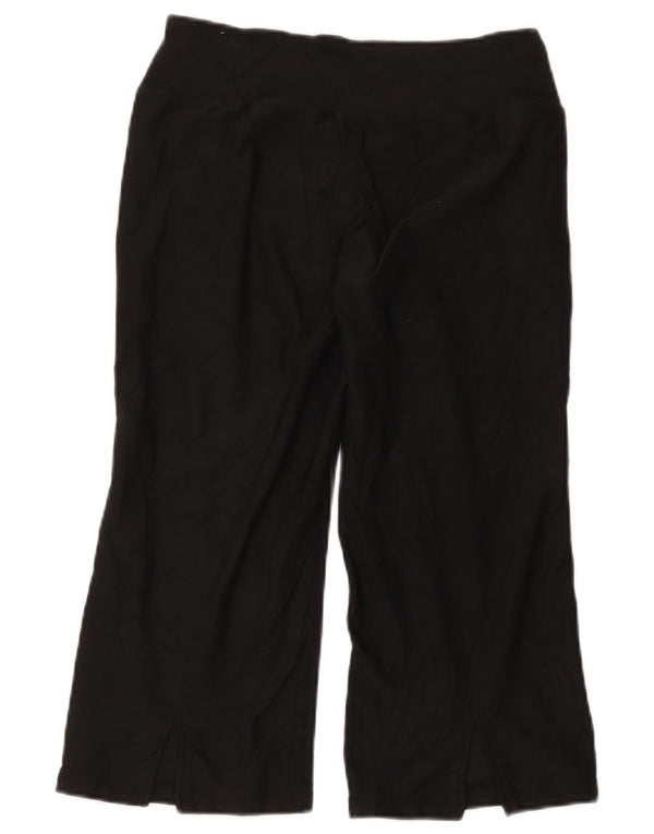Pantaloni de trening Capri Nike pentru femei US 8/10 Poliester mediu negru