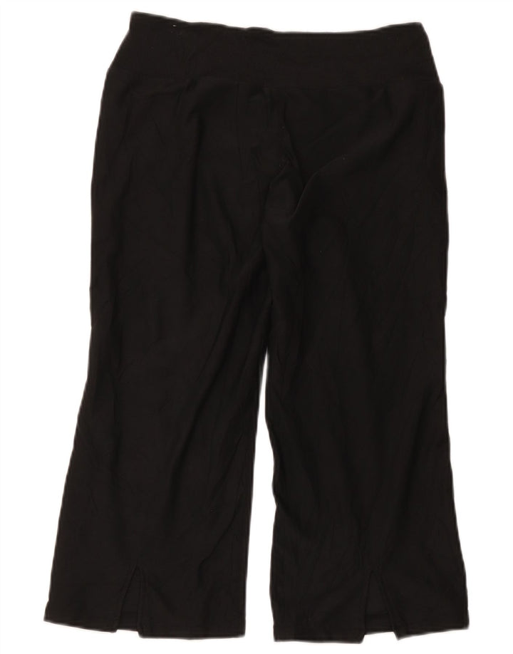 Pantaloni de trening Capri Nike pentru femei US 8/10 Poliester mediu negru