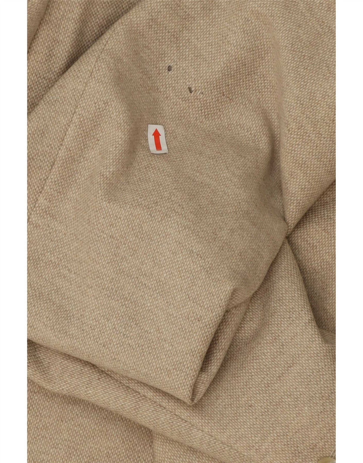 Blazer pentru bărbați Hugo Boss cu 2 nasturi EU 52 XL Lână virgină bej