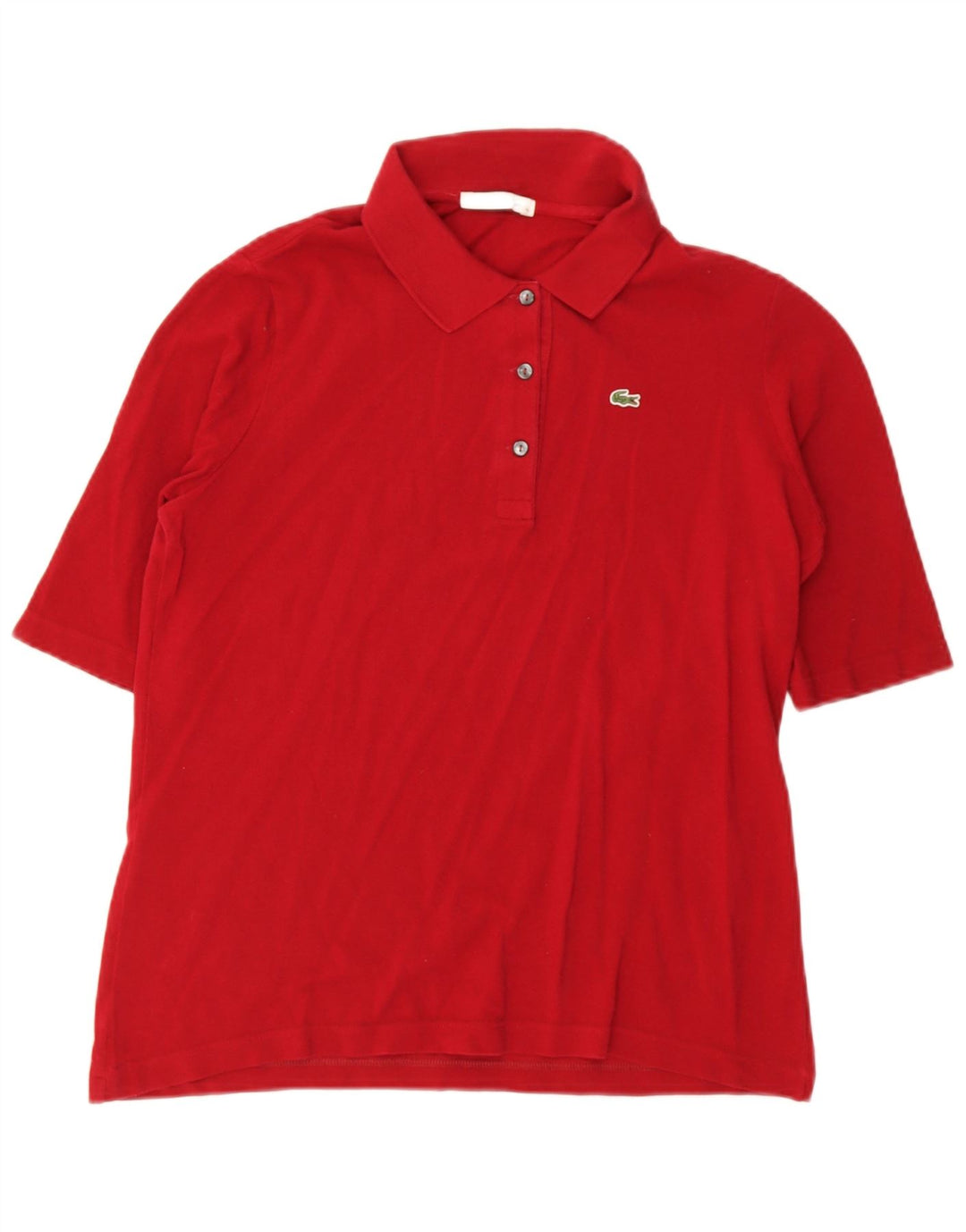 Tricou polo Lacoste pentru femei Mărimea 46 XL Bumbac roșu