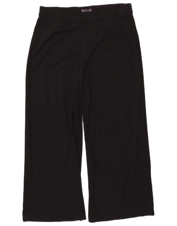 MARKS & SPENCER Pantaloni casual pentru femei cu talie înaltă UK 18 XL W34 L27 Negru