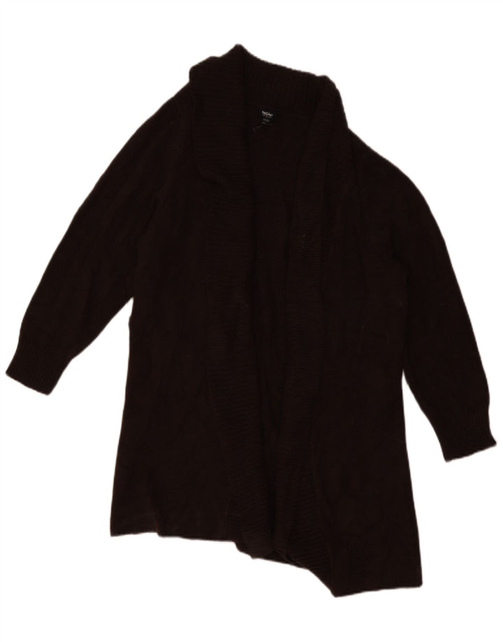 Pulover cardigan deschis pentru femei Mossimo US 16 2XL maro acrilic