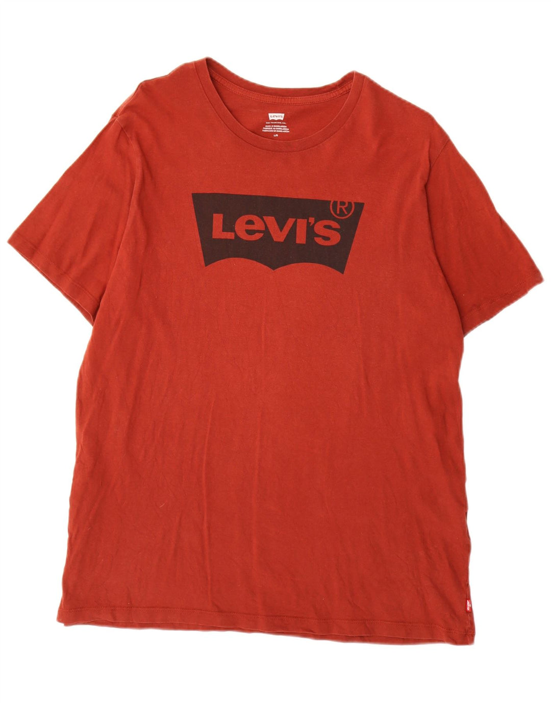 Tricou grafic Levi's pentru bărbați Top mare, roșu, bumbac