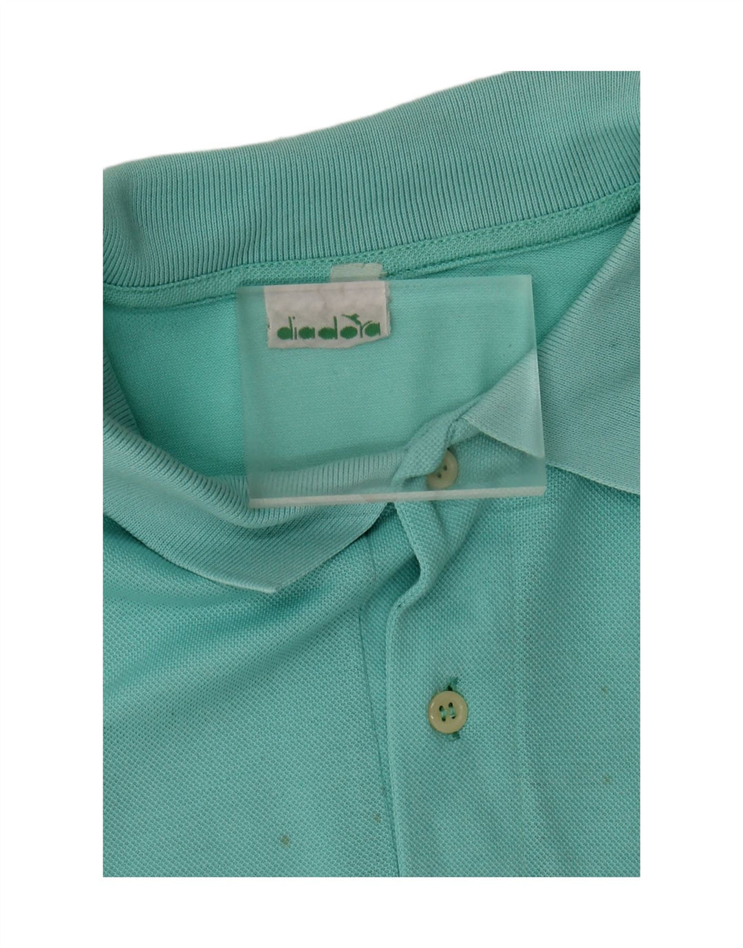 DIADORA Mens Polo Shirt XL Blue Vintage Diadora and Second-Hand Diadora from Messina Hembry 