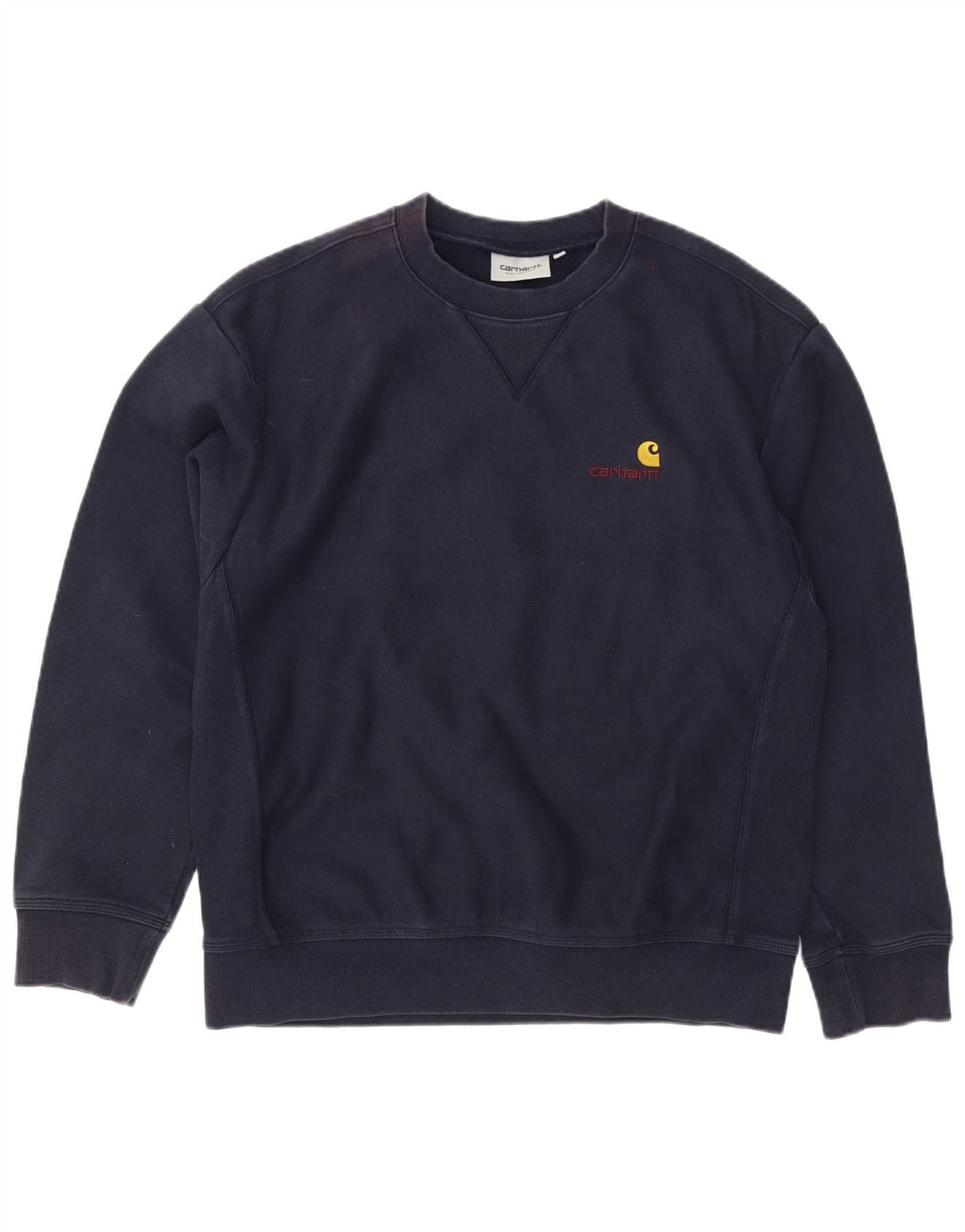 Hanorac pentru bărbați Carhartt Pulover mediu din bumbac bleumarin