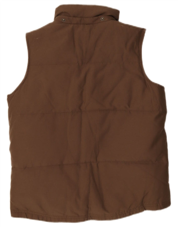 Crew Clothing Gilet căptușit pentru femei UK 8 Small Brown Poliester