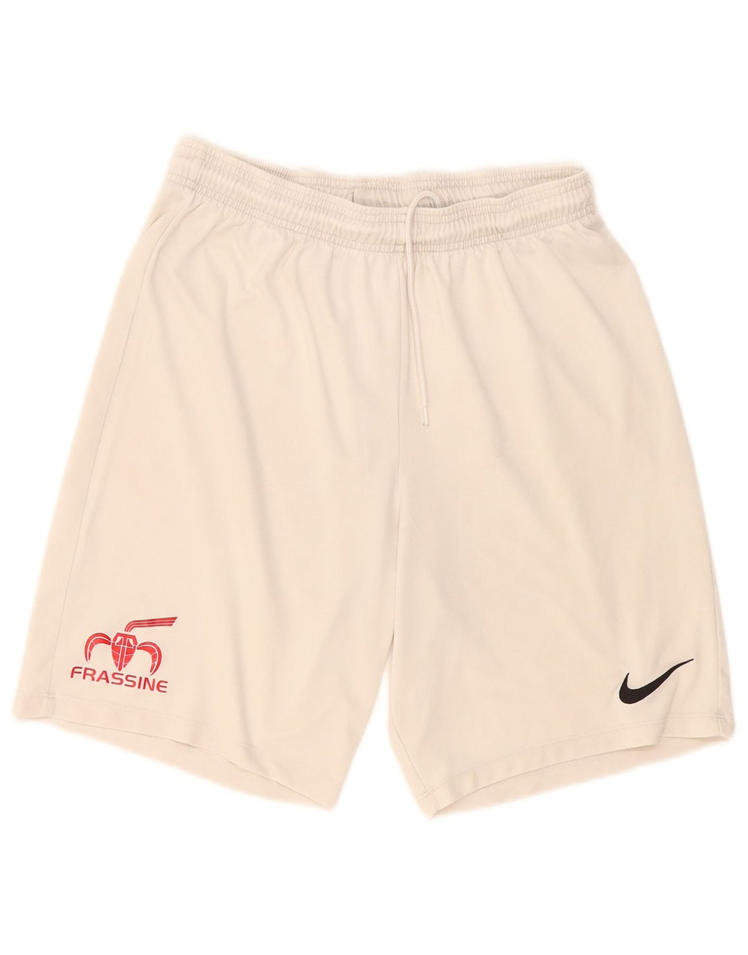 Pantaloni scurți sport Nike Dri Fit pentru bărbați, mari, alb, din poliester