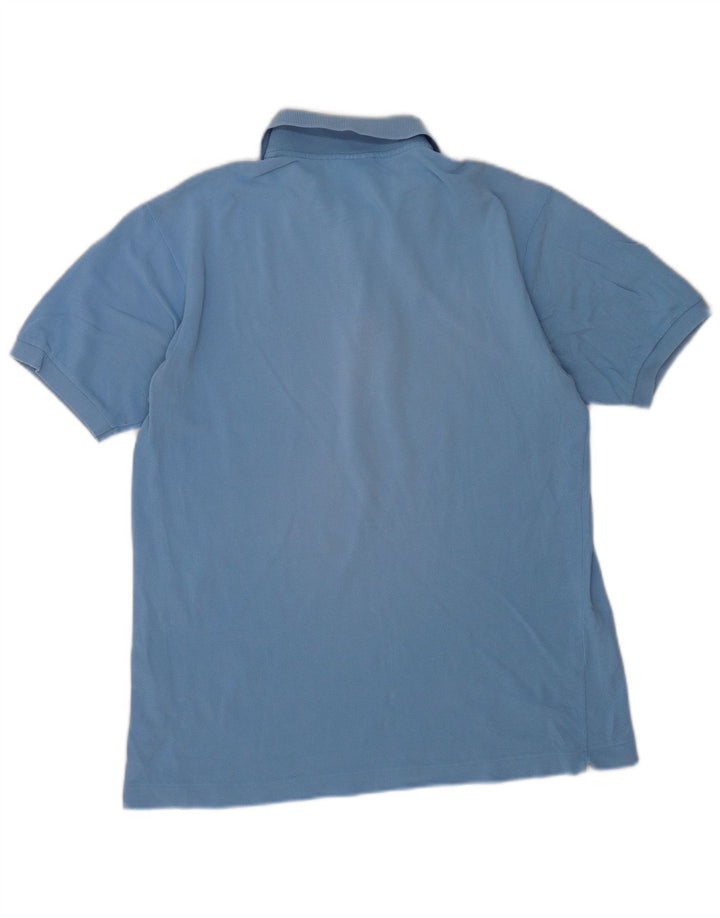 Tricou polo Lacoste pentru bărbați mărimea 4 albastru mediu