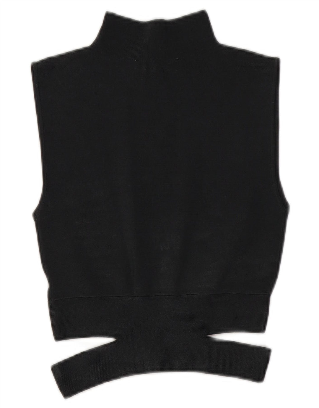 Top scurt din tricot fără mâneci pentru femei UK 10, gri mic