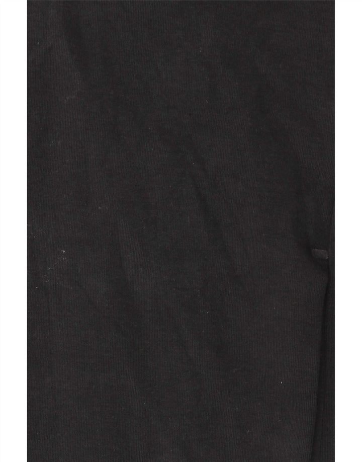 Pulover Nike pentru bărbați, cu fermoar, bumbac, negru