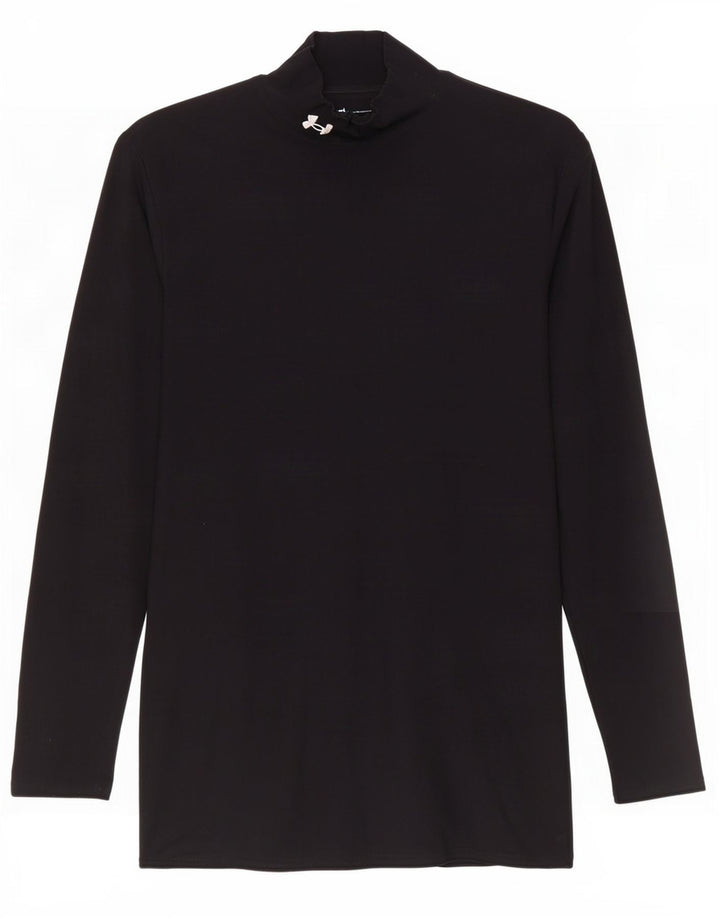 Top pentru bărbați Under Armour cu mânecă lungă, mediu negru, nailon