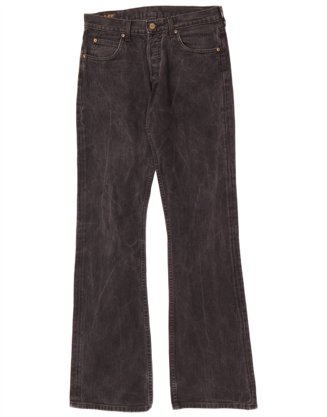 Blugi pentru bărbați Lee Denver Bootcut W33 L36 bumbac negru
