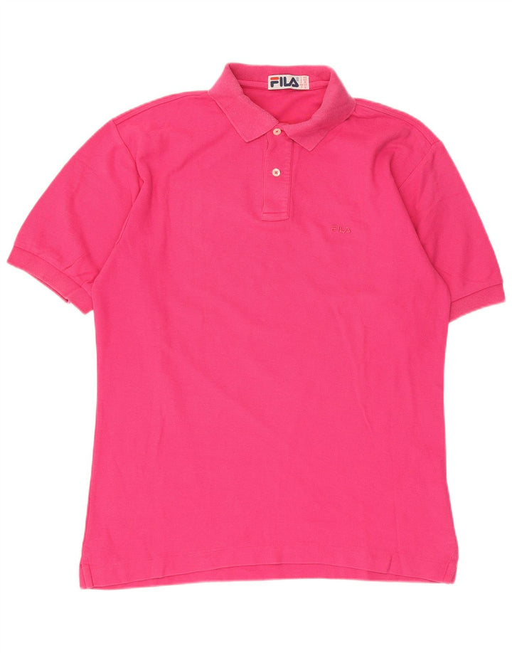 Tricou Polo Bărbați Fila IT 48 Bumbac Roz Mediu