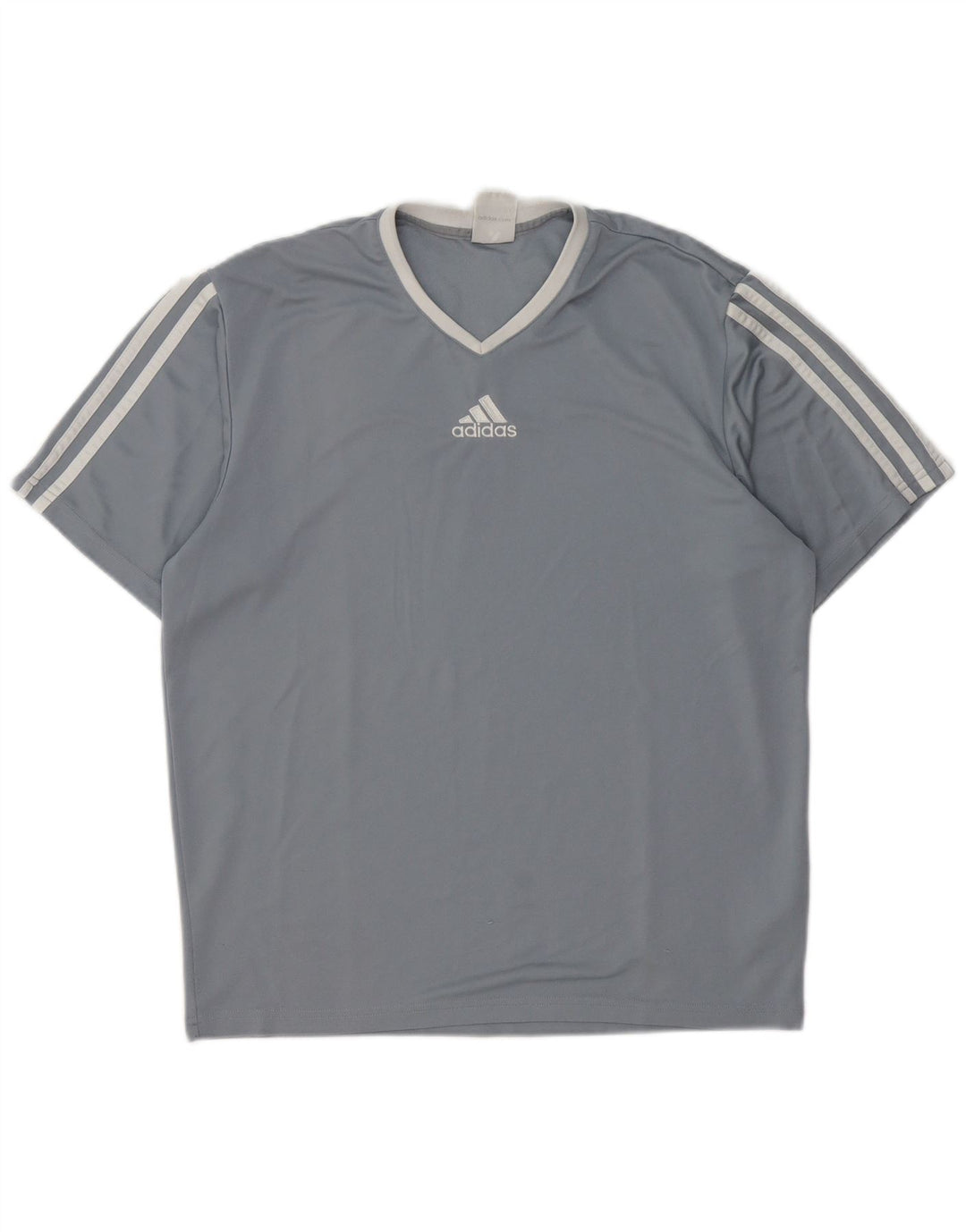Tricou Adidas Climalite pentru bărbați Top mic, gri, poliester