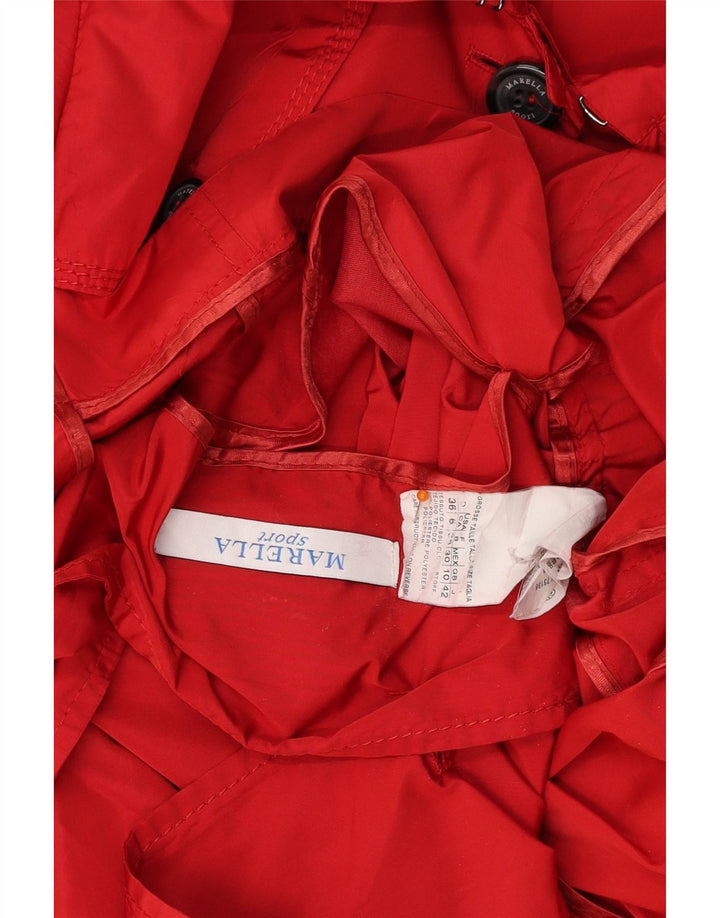 Trench pentru femei MARELLA UK 10 Poliester roșu mic