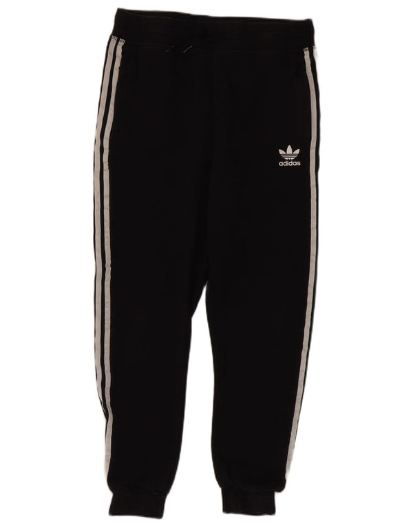 Adidas Băieți Pantaloni Trening Pantaloni Joggeri 13-14 Ani Bumbac Negru