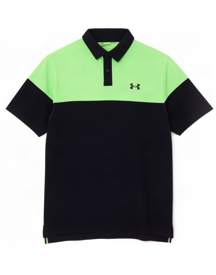 Tricou polo pentru bărbați Under Armour, albastru bleumarin mediu