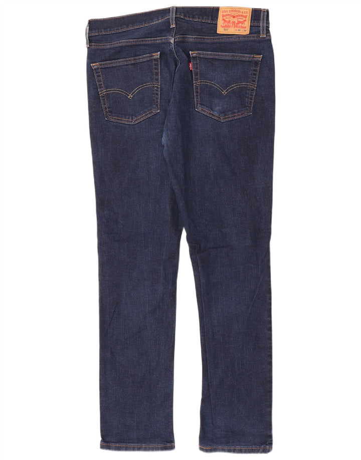 Blugi Levi's 511 Slim pentru bărbați W36 L34 Bumbac albastru