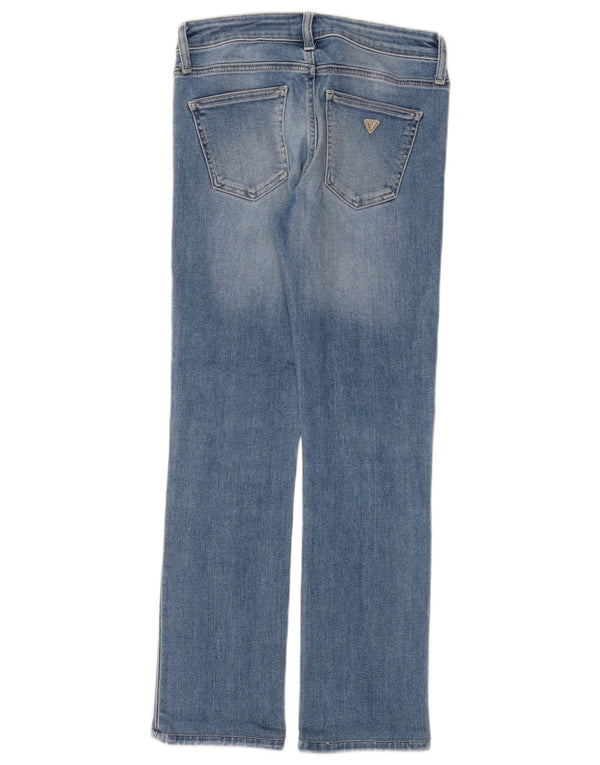 Blugi drepte pentru femei Guess W27 L28 Bumbac albastru