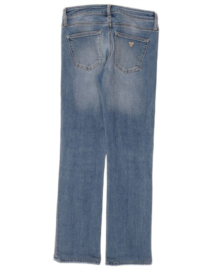Blugi drepte pentru femei Guess W27 L28 Bumbac albastru