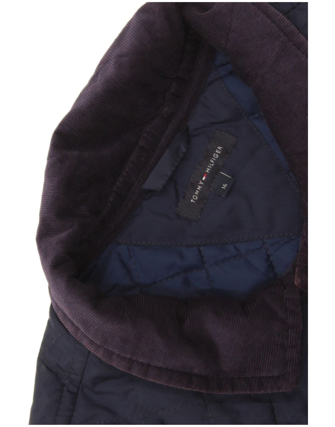 Jachetă matlasată Tommy Hilfiger pentru băieți 15-16 ani, bleumarin