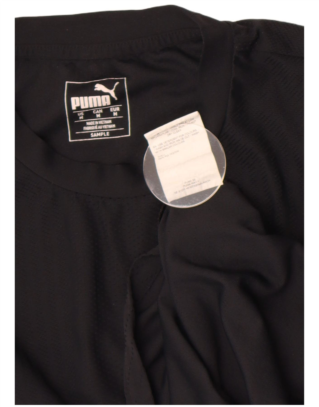 Tricou pentru bărbați Puma Top Medium Negru Poliester