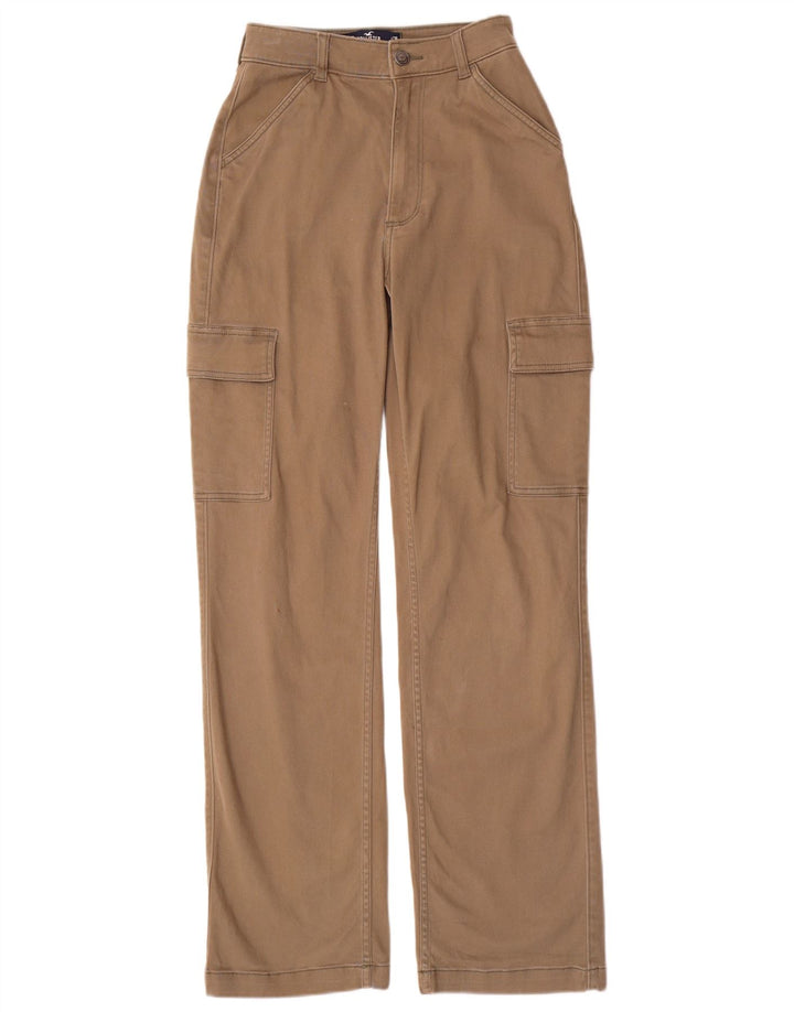 HOLLISTER Pantaloni cargo cu talie înaltă pentru femei US 00 2XS W23 L31 bej