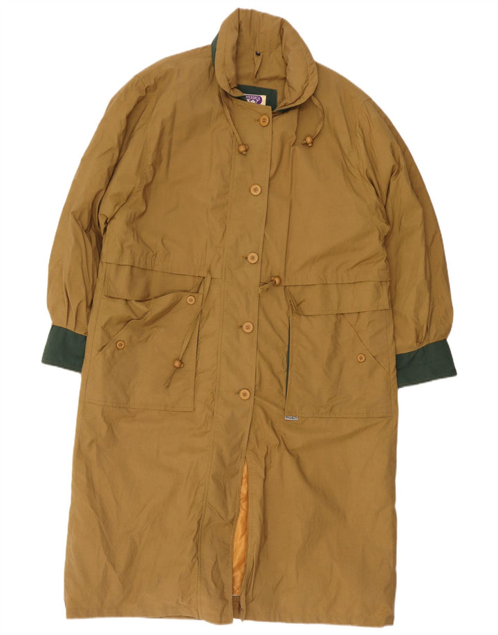 Trench supradimensionat pentru femei Yessica EU 38 Medium Khaki Colorblock Bumbac