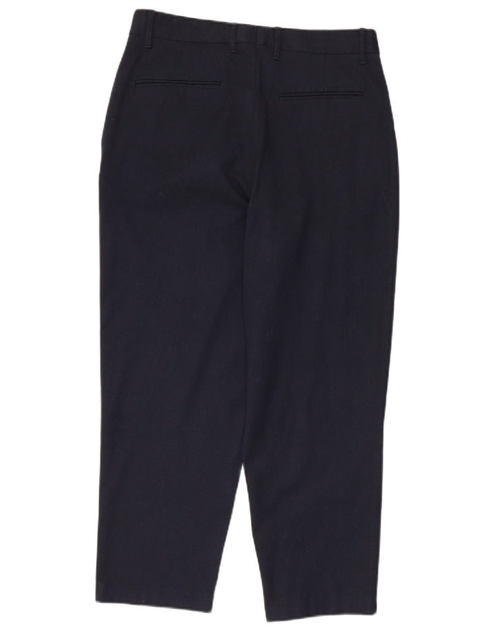 Pantaloni tăiați pentru bărbați Zara EU 38 Mici L30 L25 Poliester bleumarin