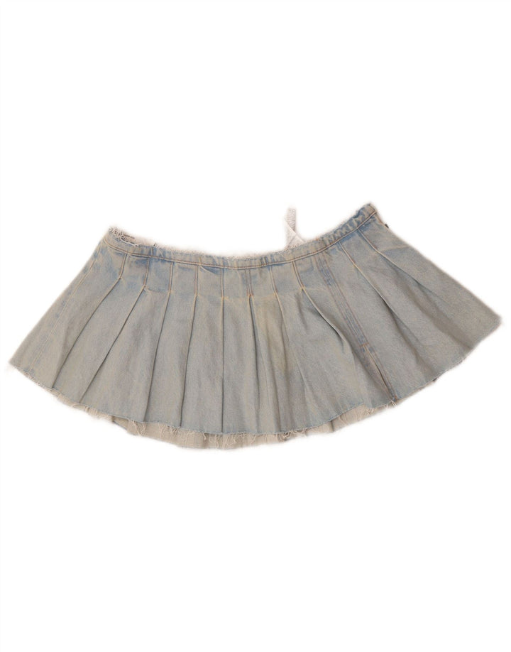 Fusta Mini Denim Zara Femei Mediu W28 Bumbac Albastru