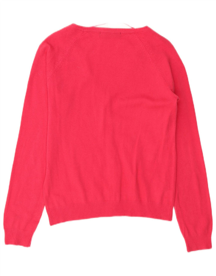 Pulover cardigan pentru femei Zara UK 14 mare, roz