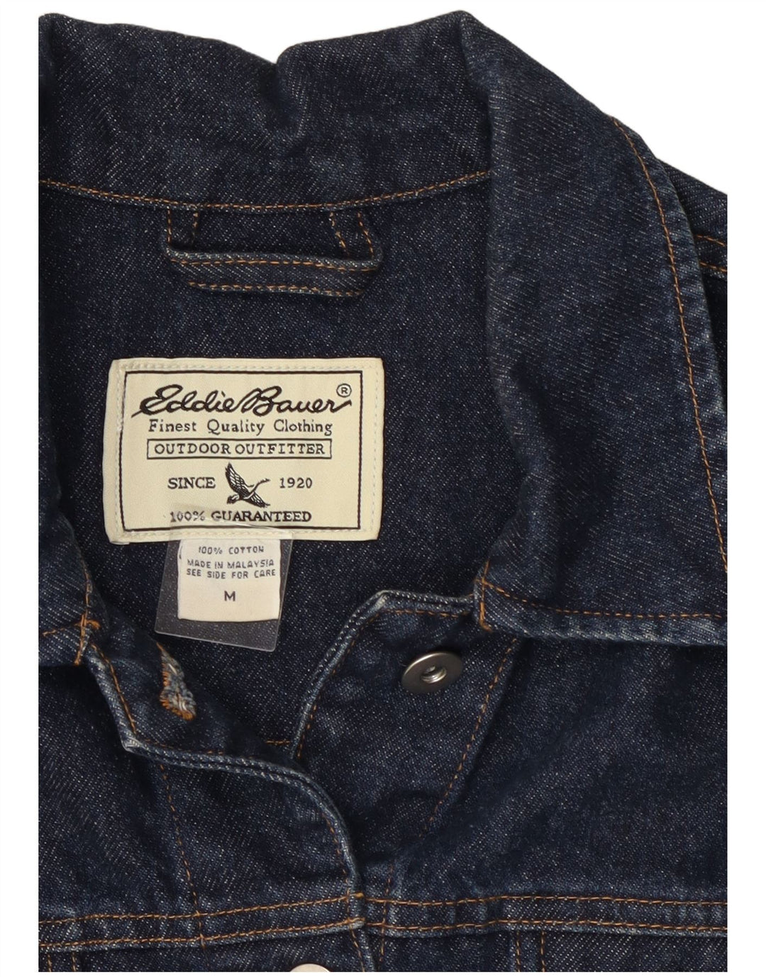 Jachetă de blugi pentru femei Eddie Bauer UK 14 Medium, bleumarin, bumbac