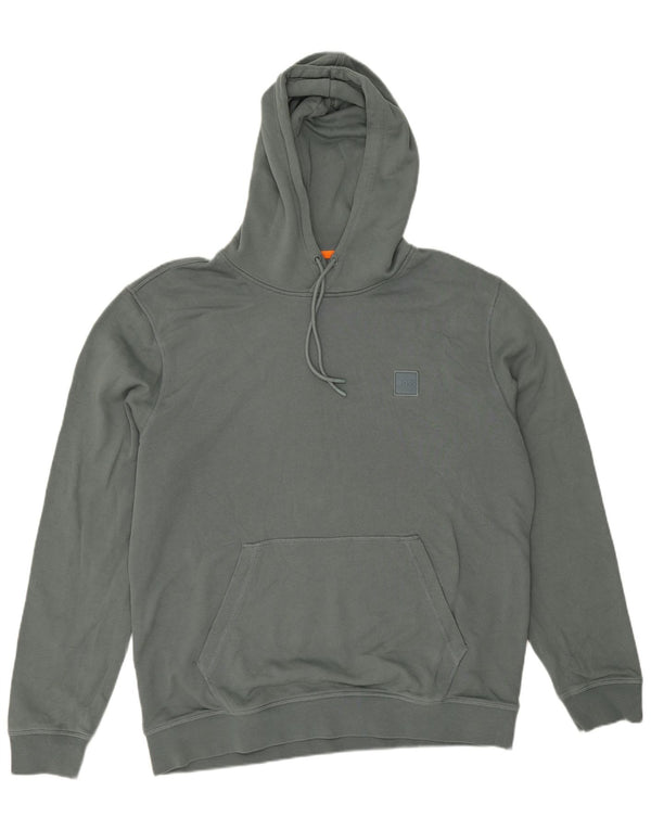 Hugo Boss pentru bărbați Pulover XL bumbac verde