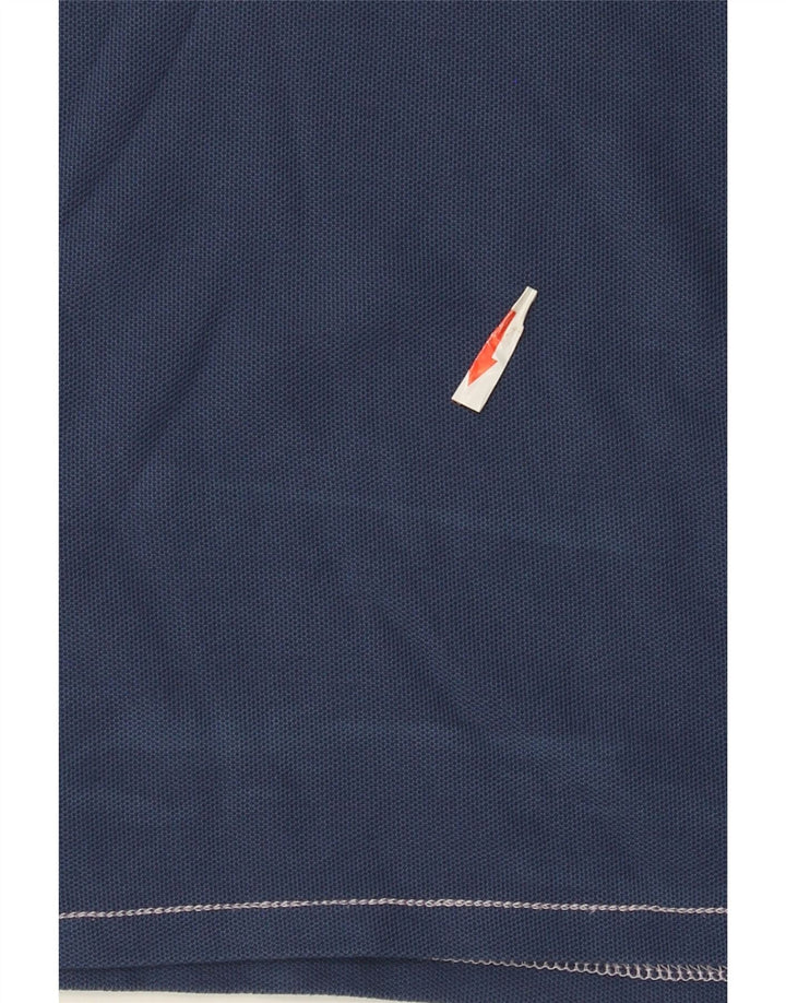 Tricou polo pentru bărbați Dkny, bumbac, albastru bleumarin