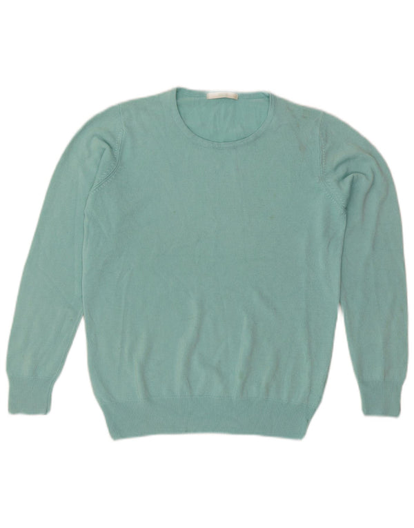 Pulover pentru femei Marks & Spencer cu decolteu rotund UK 10 Turcoaz mic