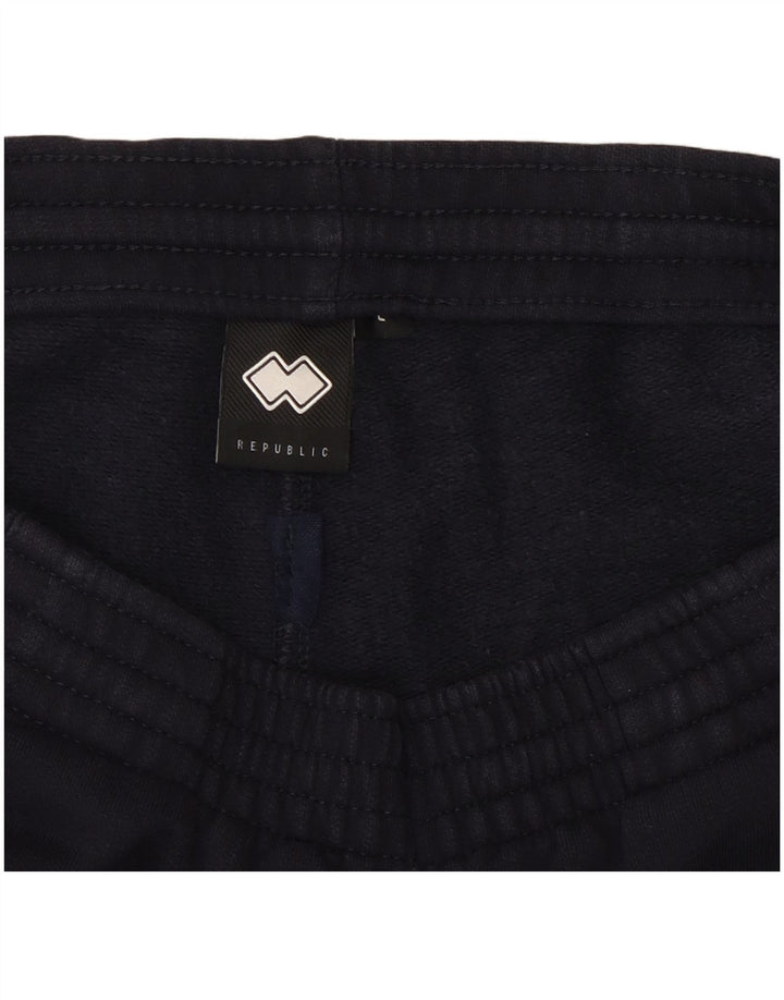 Errea Pantaloni de trening grafic pentru bărbați Joggeri mari bleumarin