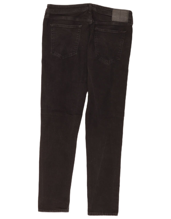 Blugi pentru bărbați Jack & Jones Liam skinny W34 L32 bumbac negru