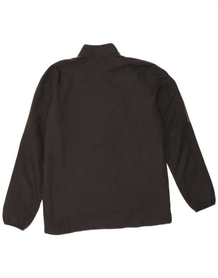 Jachetă de top pentru trening grafic Dri Fit Nike pentru bărbați, mare, negru, color block