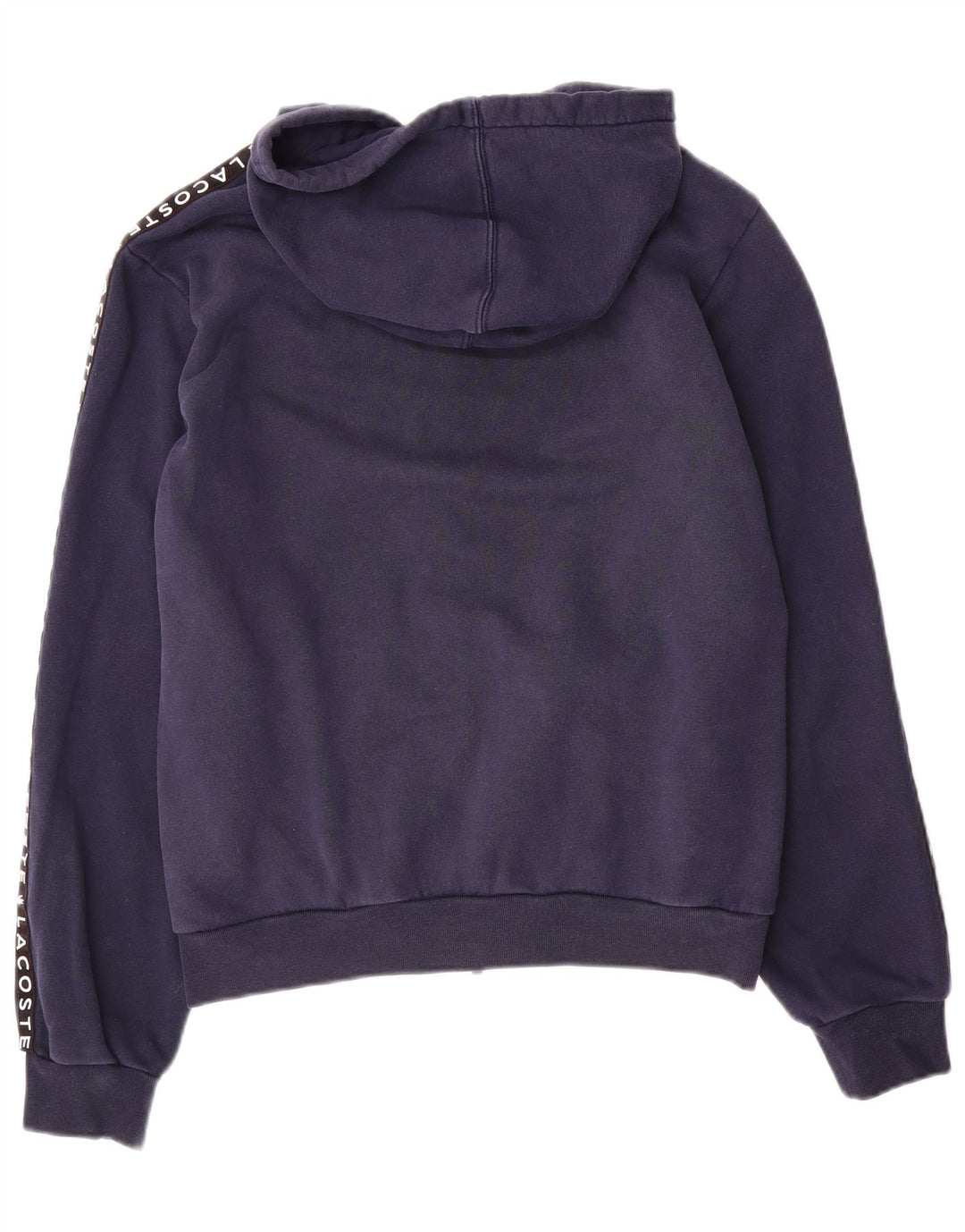 Pulover Lacoste pentru bărbați, cu fermoar, cu capota, mărimea 3, mic, albastru bleumarin