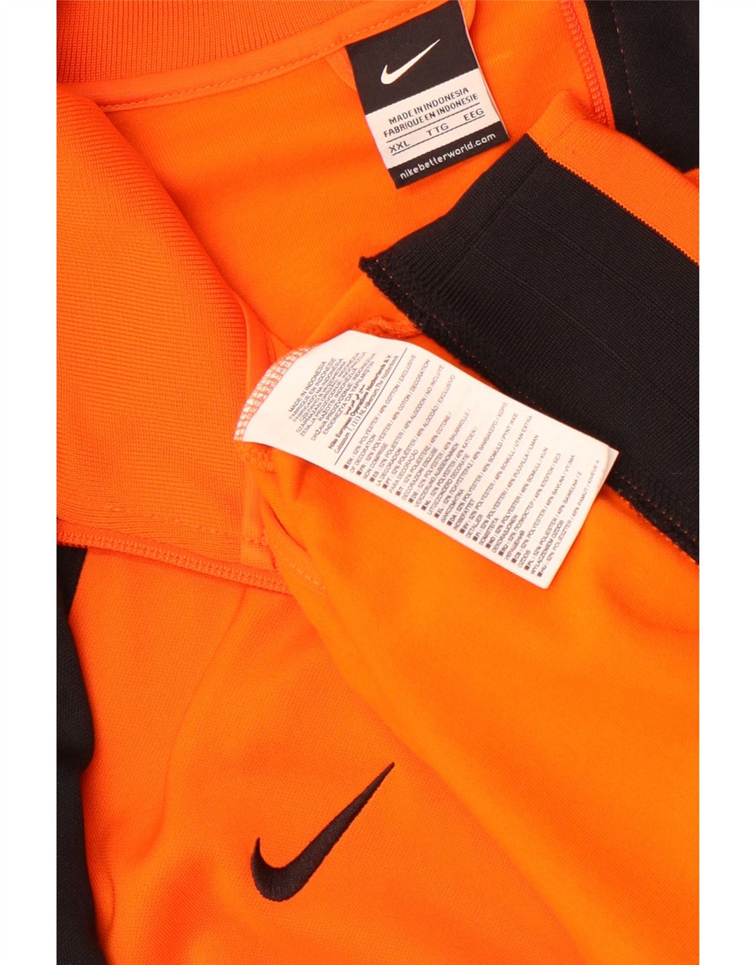 Jachetă de top pentru trening grafic KNVB Nike pentru bărbați 2XL portocaliu colorblock