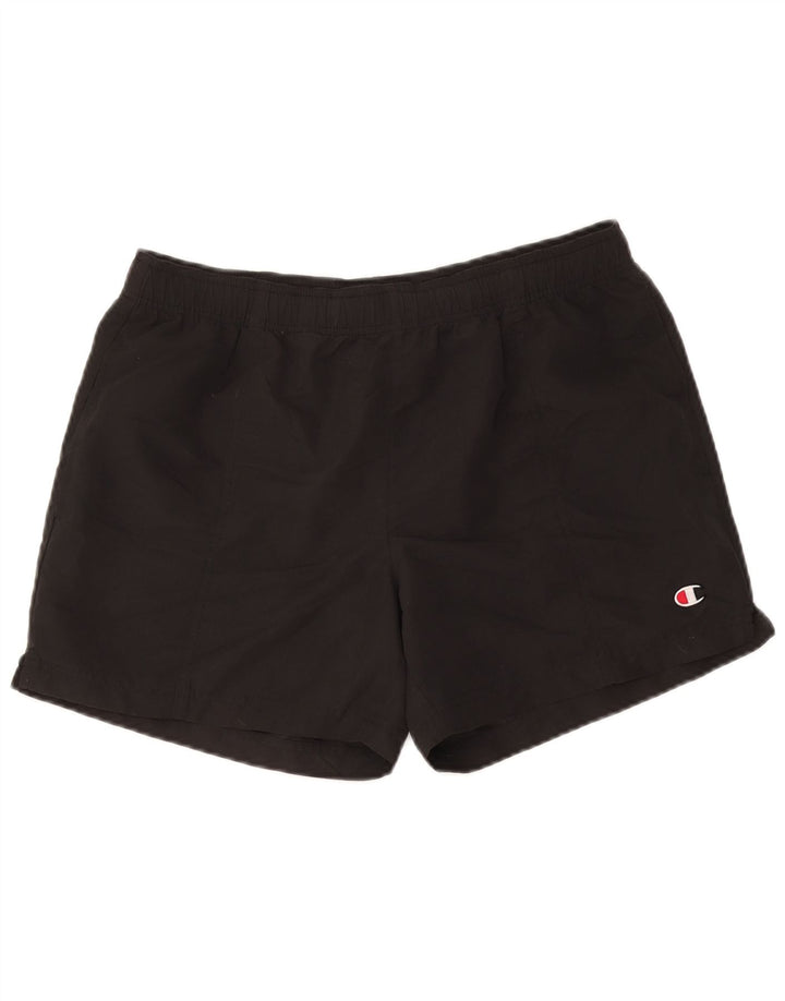Pantaloni scurți sport Champion pentru bărbați, mari, negru, poliester