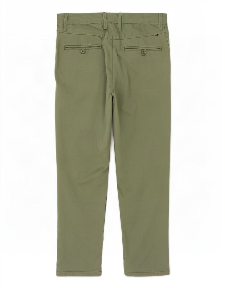Pantaloni chino drepți pentru bărbați Levi's L30 L32 Poliester verde