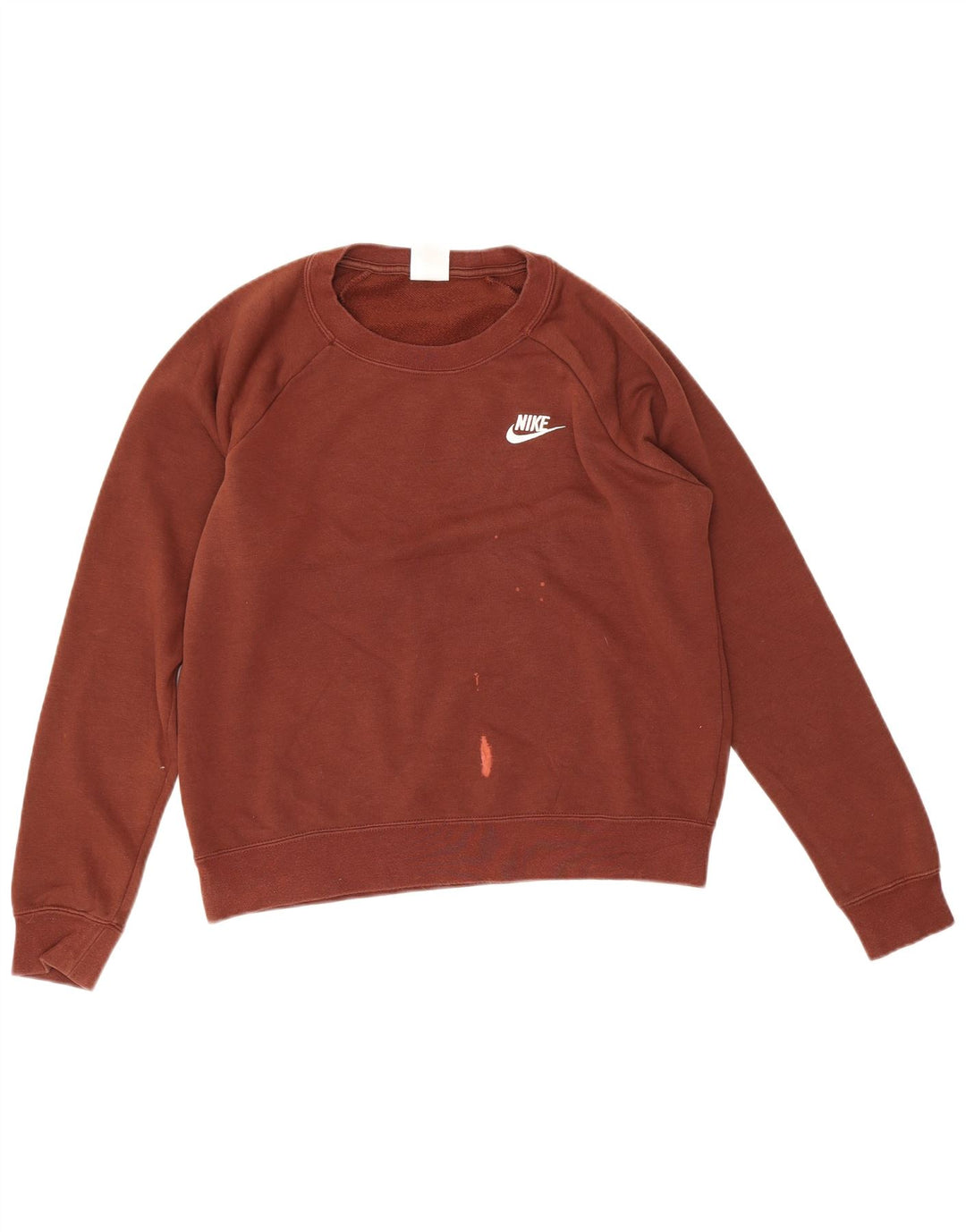 Pulover supradimensionat pentru femei Nike UK 10 Bumbac maro mic