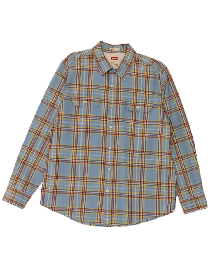 Cămașă Levi's Slim Fit XL Blue Check Bumbac