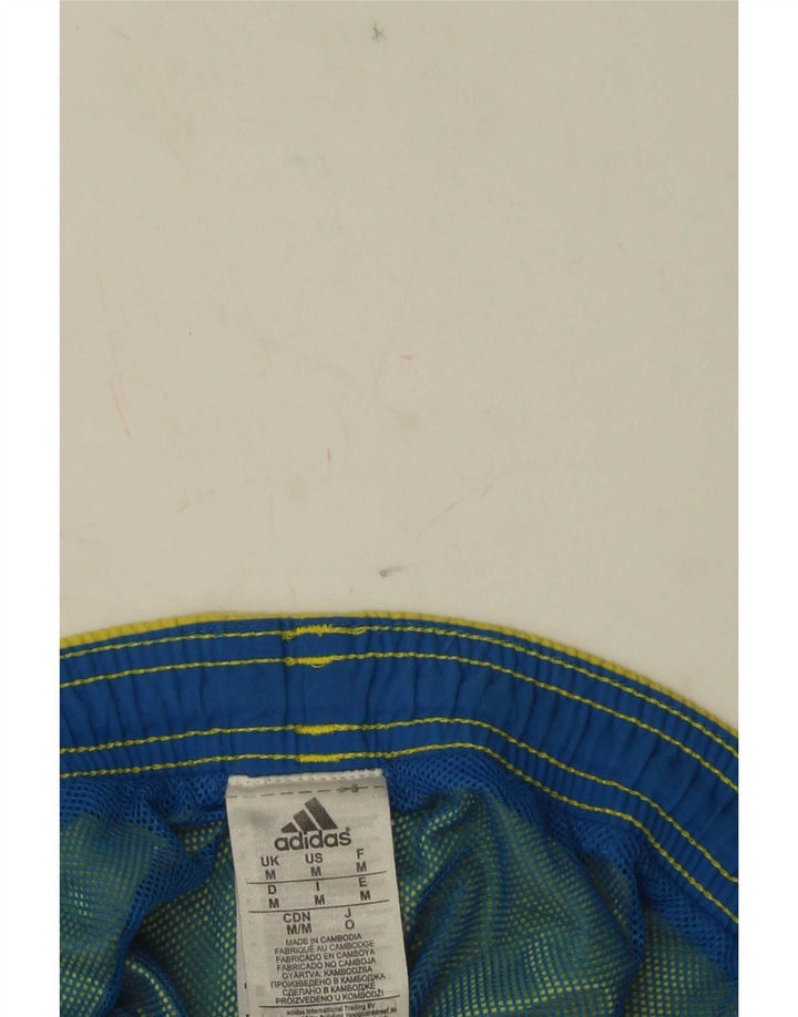 Pantaloni scurți de înot Adidas pentru bărbați, nailon galben mediu