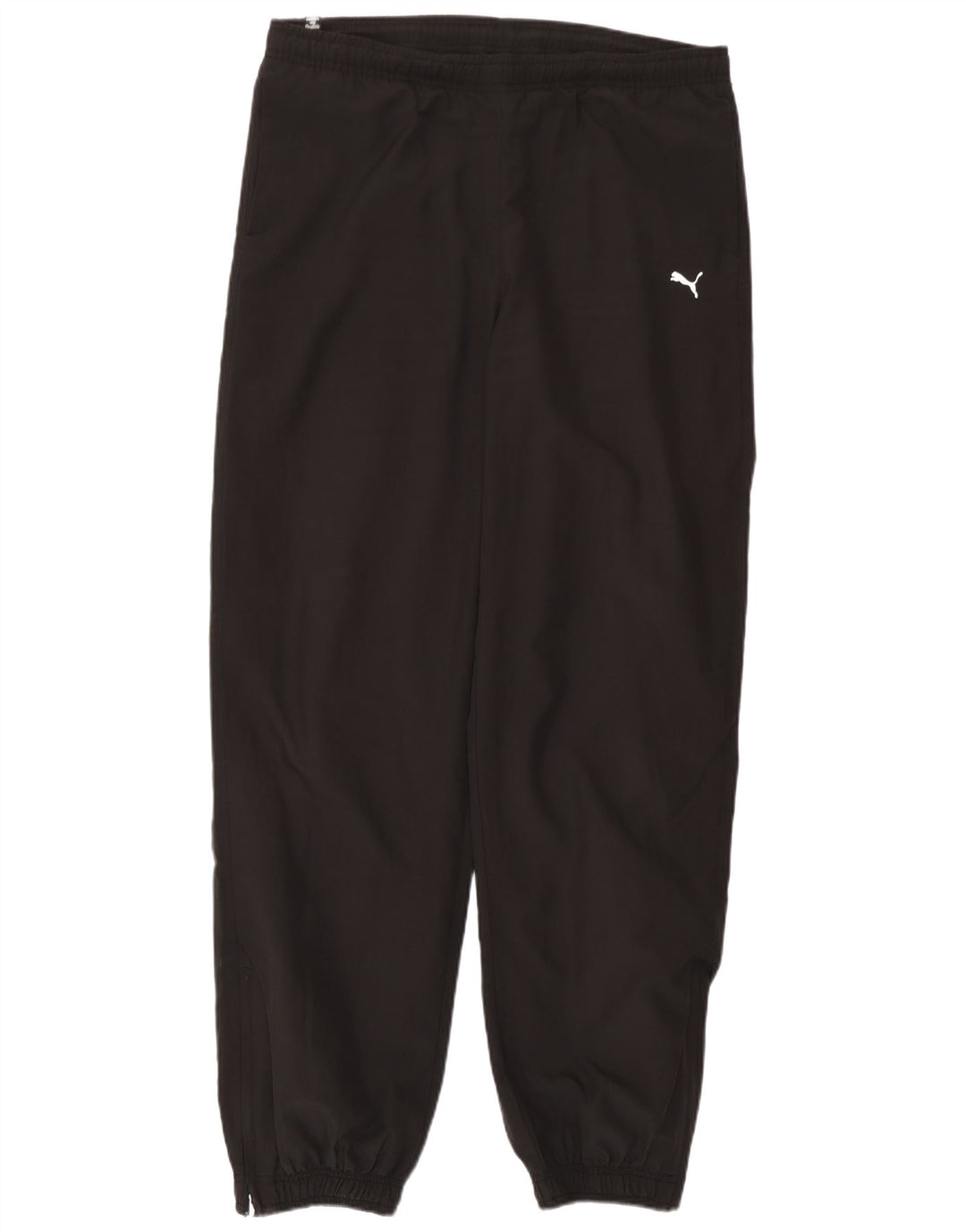 Puma Băieți Pantaloni Trening Pantaloni Joggeri 15-16 Ani Poliester Negru